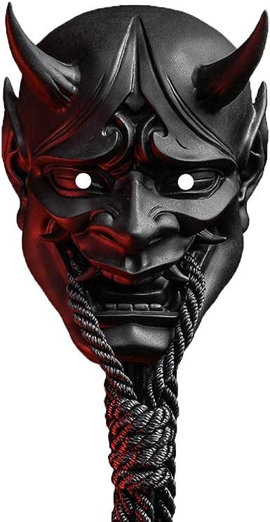Amazon Com HHHJ Samurai Oni Mask Full Face Masks Evil Demon Monster Kabuki Samurai Hannya