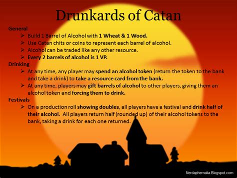 Nerdaphernalia: Drunkards of Catan
