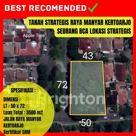 TANAH RAYA MANYAR KERTOARJO DHARMAHUSADA STRATEGIS Dk KERTAJAYA GUBENG