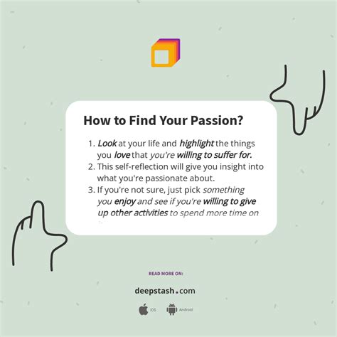 How To Find Your Passion Deepstash