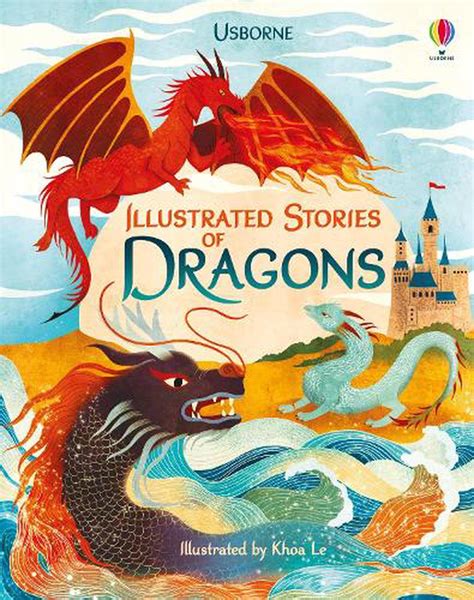 Illustrated Stories Of Dragons English Hardcover Book Free Shipping