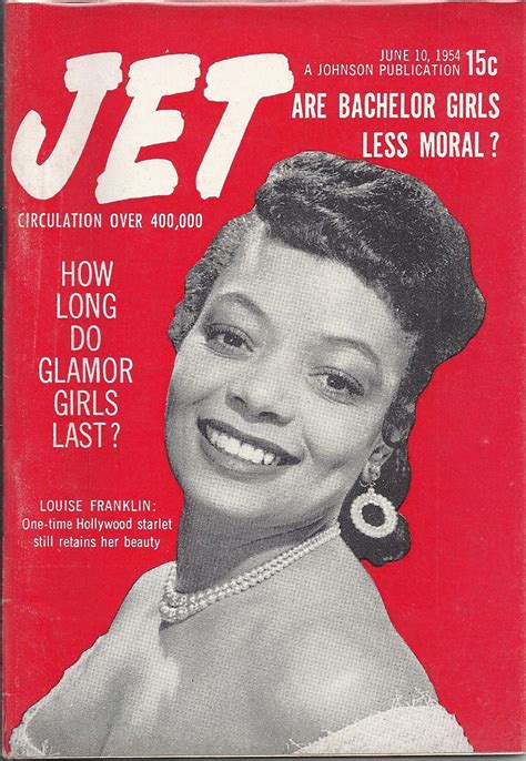 Jun 10 1954 Jet Magazine Vol6 5 Louise Franklin Jet Magazine