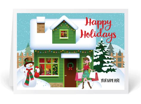 Maybe you would like to learn more about one of these? Real Estate Holiday Realtor Greeting Card | Christmas postcard, Holiday, Christmas holidays