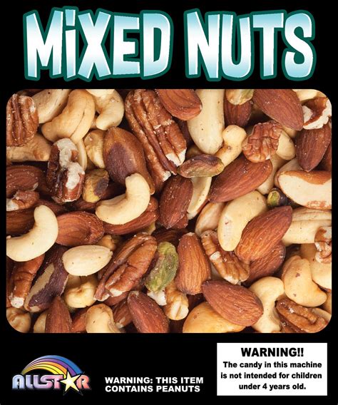 Bulk Mixed Nuts Supply For Vending Machines