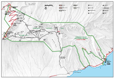 Haleakala National Park Map