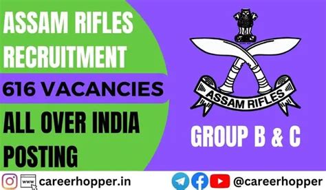 Assam Rifles Recruitment Posts Notification Out