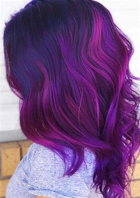 stunning purple violet hair color ideas for every woman in 2019 stylezco