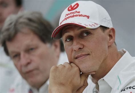 Manager Retired Formula One Racer Michael Schumacher Has Moments Of