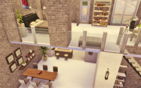 Loft The Sims 4 Download Sims 4 House Building Sims 4 House Plans