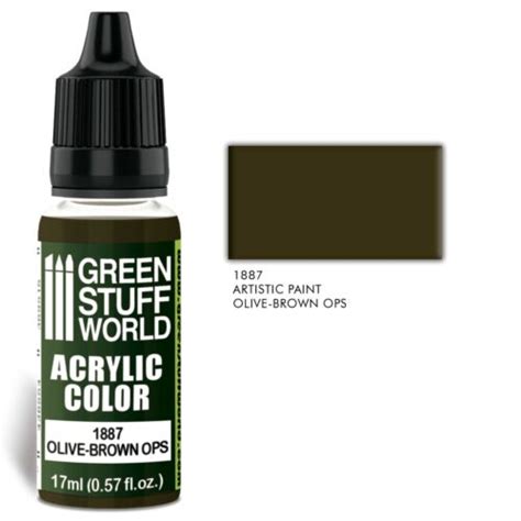 Acrylic Color Olive Brown Ops Brush Airbrush Acrylic Paint Warhammer