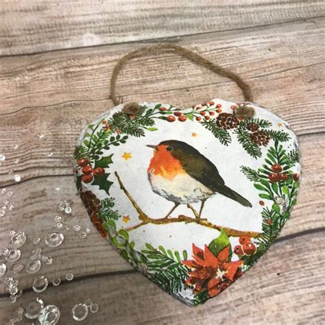 Excited To Share This Item From My Etsy Shop Robin Slate Heart