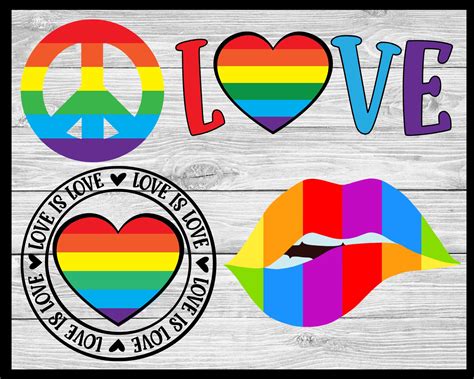 Pride Svg Bundle Pride Svg Gay Pride Clipart Lesbian Pride - Etsy