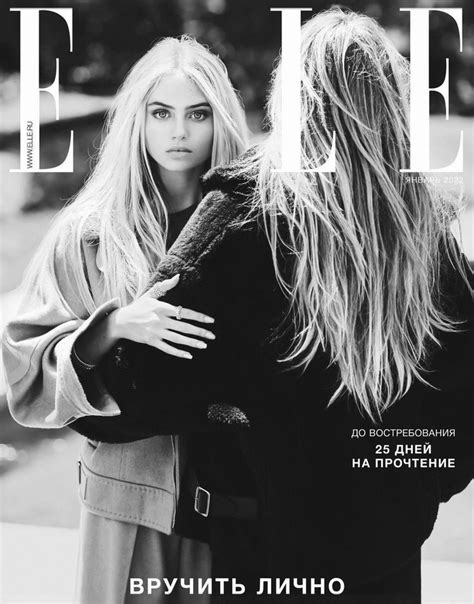 Heidi Klum And Leni Klum Cover Elle Russia January 2022 By Robert