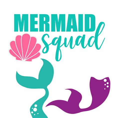 Mermaid & Sea Themed FREE svgs
