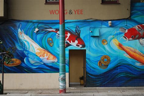 Ed Abillano Todays Street Art Koi Fishes