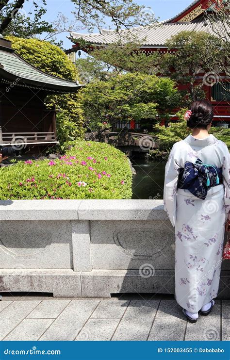 Geisha From Behind Stock Image Image Of Japanese Woman 152003455