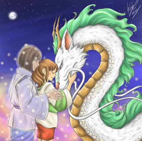 Haku And Chihiro Le Voyage De Chihiro Fan Art 38817501 Fanpop