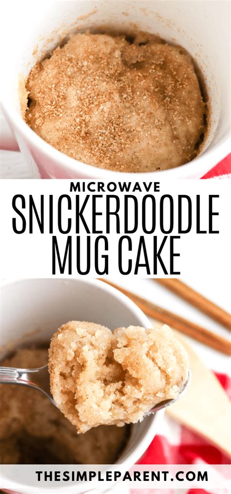 Snickerdoodle Mug Cake Quick And Easy Microwave Recipe