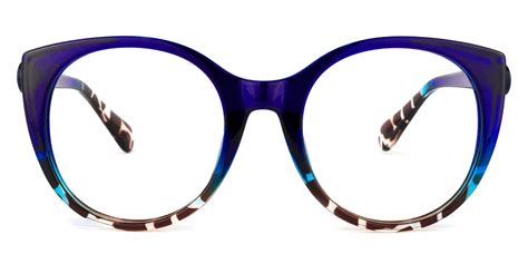 Round Darkblue Eyeglasses In 2022 Eyeglasses Frames