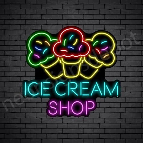 Ice Cream Shop Neon Sign Neon Signs Depot