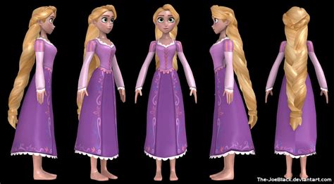 Tangled Rapunzel Movie Version By The Joeblack Rapunzel Characters