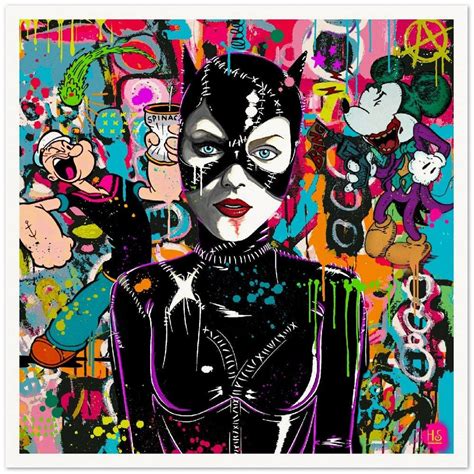 Catwoman Pop Art Etsy