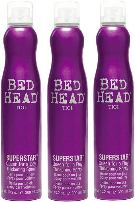 3x Tigi Bed Head Superstar Queen For A Day Volume Foam Spray 311 Ml