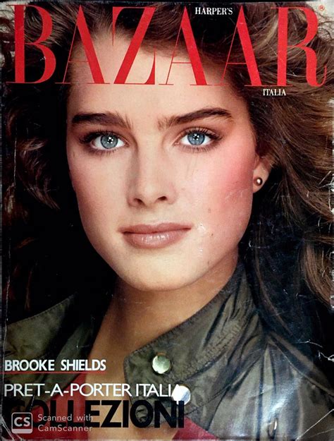 Harpers Bazaar Italia Magazine July 1981 Brooke Shields Kim Alexis Ja