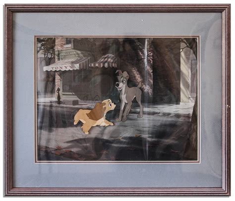 Lot Detail Disney Animation Cels From Lady And The Tramp Set
