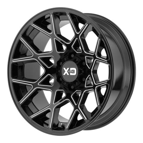 Kmc Xd Series 20x10 Xd831 Chopstix Wheel Gloss Black Milled 8x170 24mm
