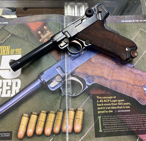 The 45 Luger Featured On The Lugerman Forgotten Weapons Episode At My