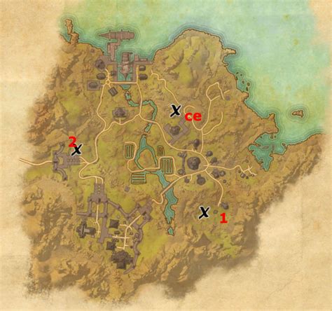 Bal Foyen Treasure Map Locations Elder Scrolls Online Guides