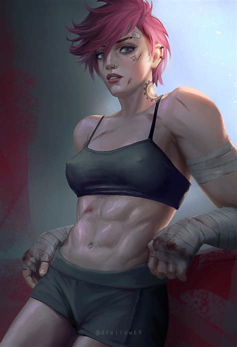 Vi From Arcane By Dfellow69 On Deviantart