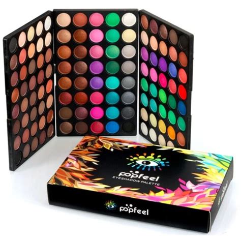 Paleta De Sombras 120 Cores Maquiagem Profissional Ponoshop Sua