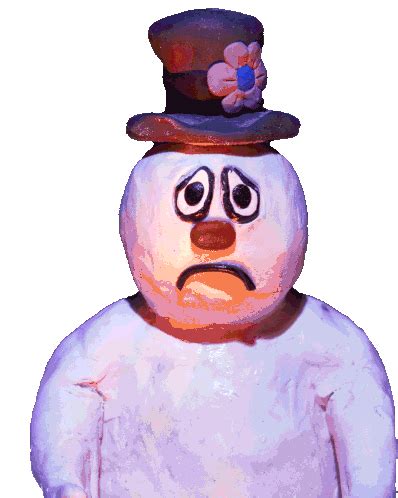 Frosty Snowman Sticker Frosty Snowman Sad Gifs Entdecken Und Teilen