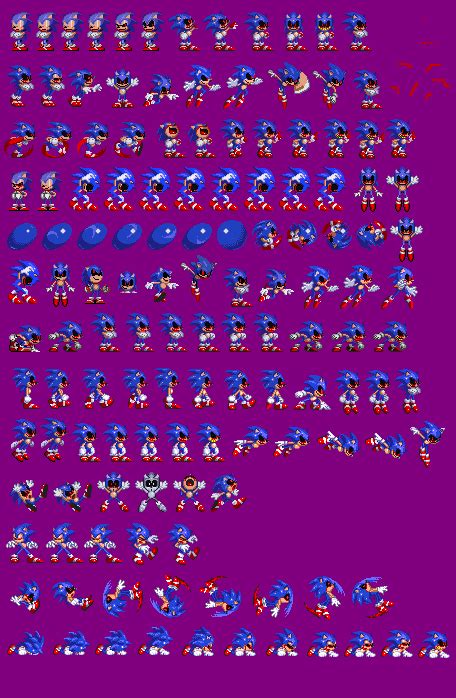 Sonicexe Sprites Complete By Warchieunited On Deviantart