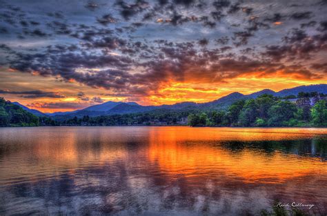 Majestic Glory Lake Junaluska Sunset Blue Ridge Mountains