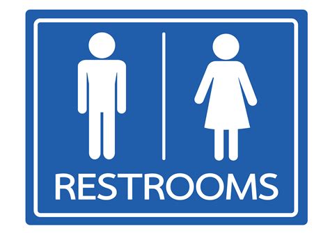 Restroom Signage Clip Art