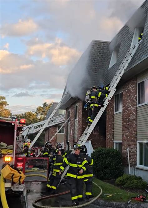Video Catches Ma Firefighters Ladder Rescue In Apartment Fire