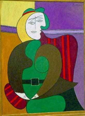 Pablo picasso la lecture (reading) oil on canvas. The Red Armchair, Pablo Picasso, 1931 - Chicago Sanat ...
