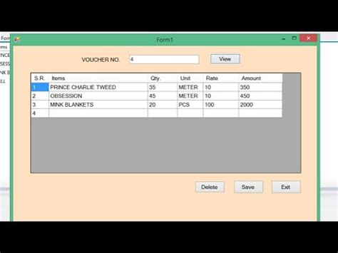 Insert Update Delete Multiple Rows Of Datagridview With Foreign Key In Visual Basic Net VB Net