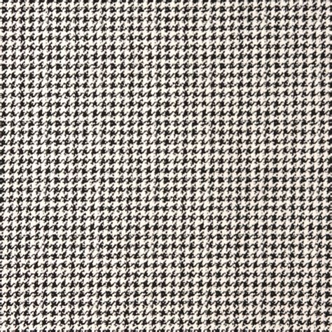 Black And White Hounds Tooth Upholstery Grade Fabric By The Yard
