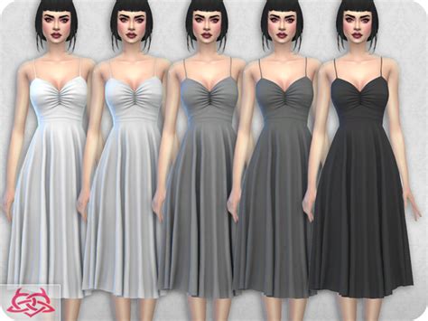 Claudia Dress Recolor 1 By Colores Urbanos At Tsr Sims 4 Updates