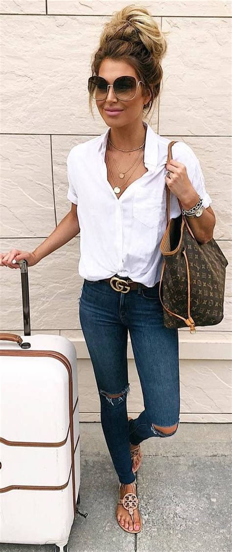 40 Amazing Summer Looks To Show Up On Vacation Casual Summer Outfits Womens Fashion Casual