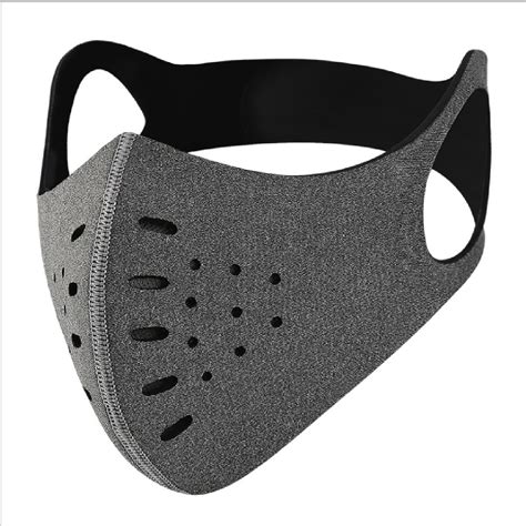 Anti Splash Dustproof Bike Face Mask With Activated Carbon Man Woman