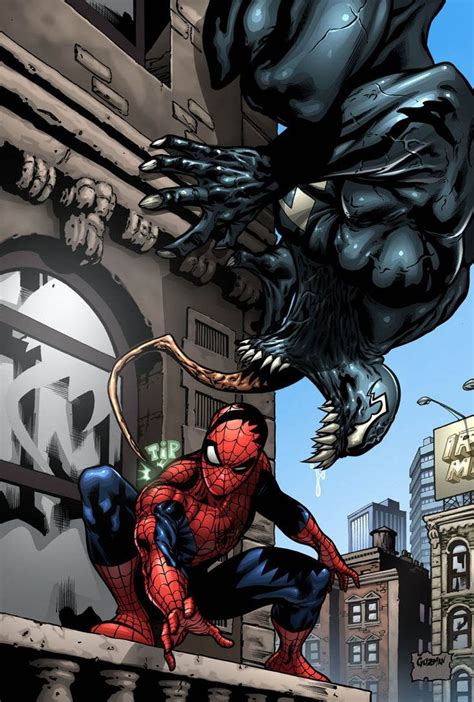 Spiderman Fan Art Spider Man Venom Color Marvel By Gabrielguzman
