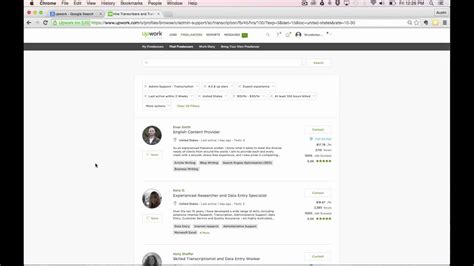 How To Hire Freelancers On Upwork Youtube