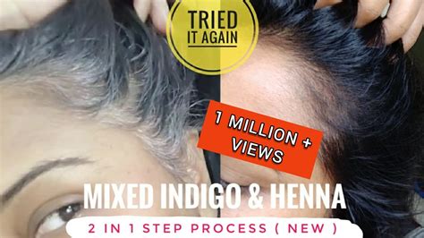 tried mixing indigo and henna again live results 2 in 1 step process 100 natural black