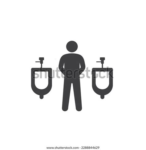 Illustration Urinal Urinoir Icon Toilet Vector Stock Vector Royalty Free Shutterstock