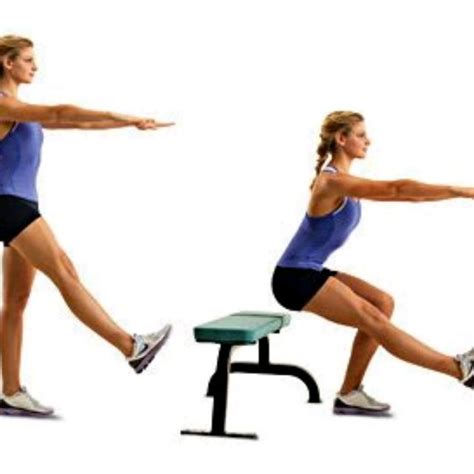 Single Leg Squat To Bench By Silas Eisenback Exercise How To Skimble